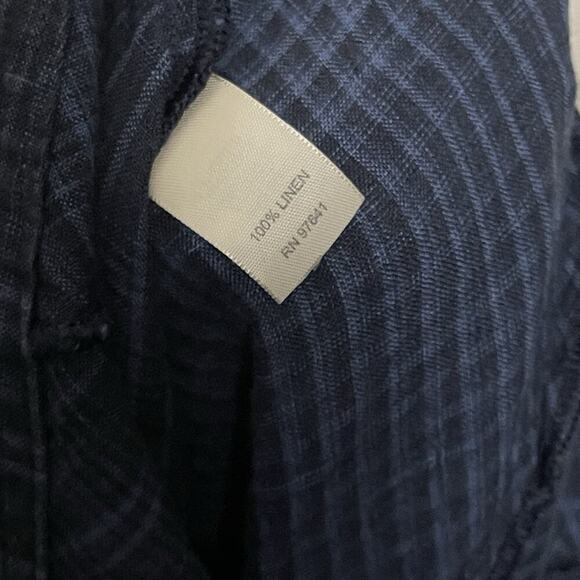 J. Jill Trumpet Skirt Midi Linen Size 8P Boho Vacation Coastal Lagenlook - Picture 4 of 6